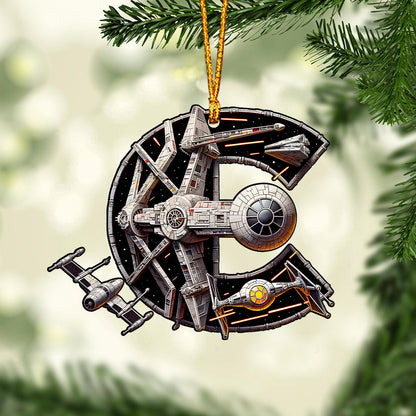The Force Letter - Personalized The Force Ornament