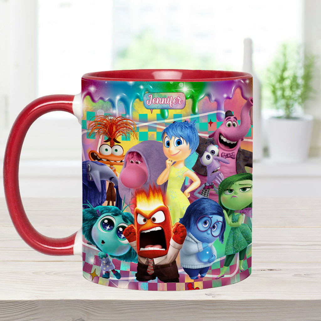 It's Ok To Feel All The Feels - Personalized Accent Mug