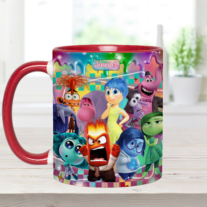 It's Ok To Feel All The Feels - Personalized Accent Mug