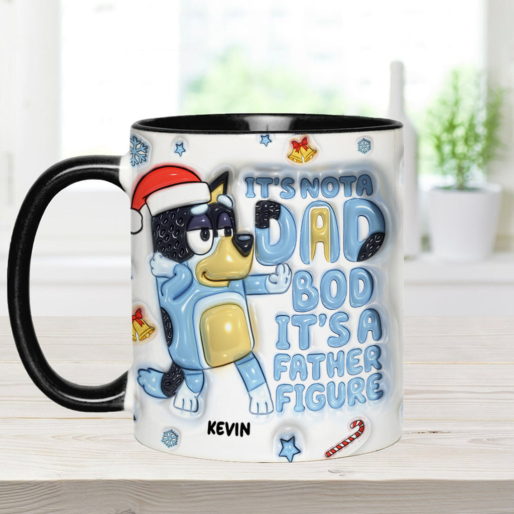 It's Not A Dad Bob - Personalized Father Accent Mug