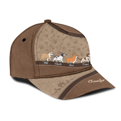 I Love My Dogs - Personalized Dog Classic Cap