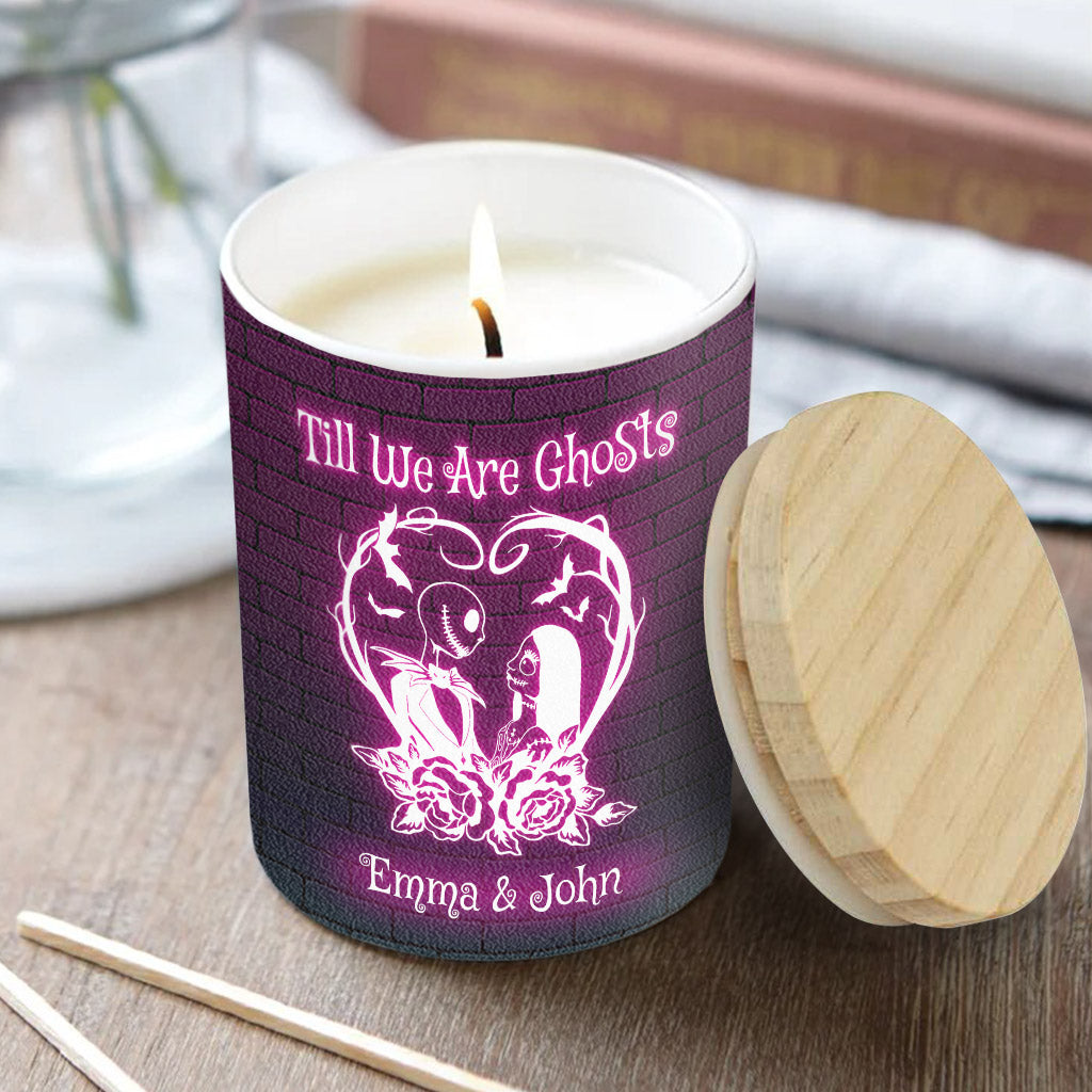 Till We Are Ghosts - Personalized Nightmare Candle With Wooden Lid