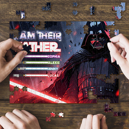 I Am Their Father - Personalized The Force Jigsaw Puzzle