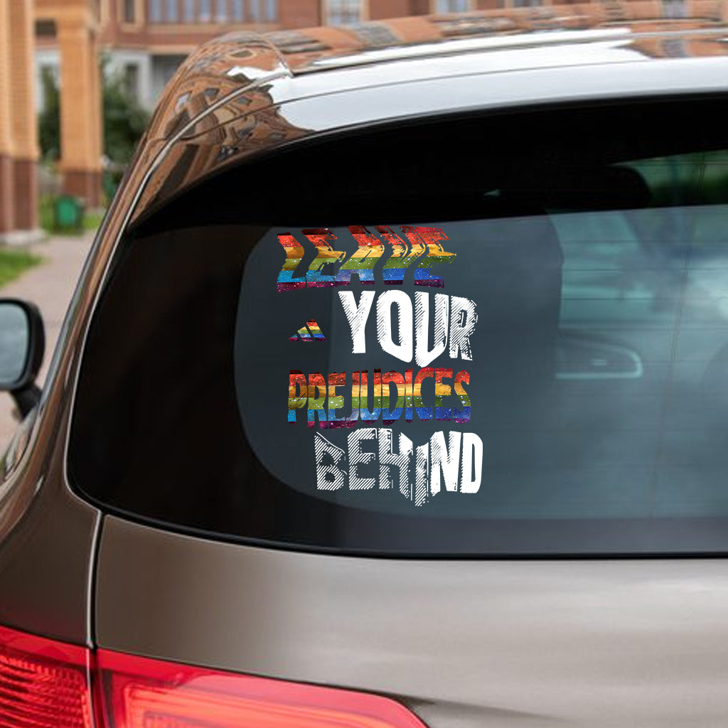 Leave It Behind - Personalized LGBT Support Decal Full