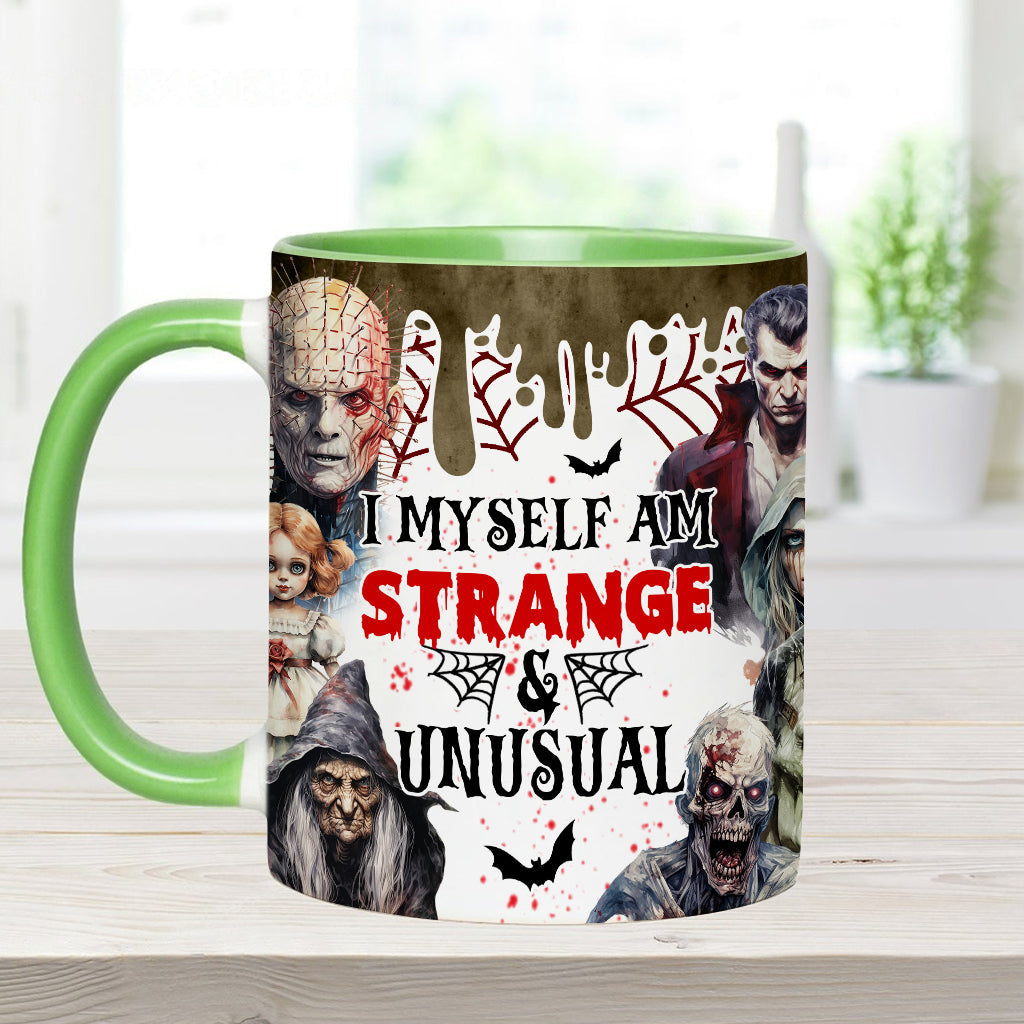 Myself Strange and Unusual - Personalized Accent Mug