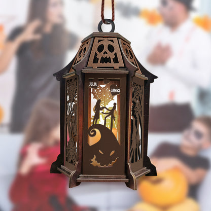 We're Simply Meant To Be - Personalized Couple Laser Cut Lantern