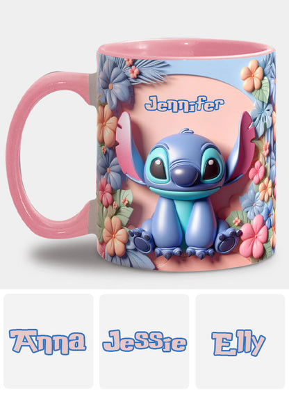 Ohana Means Family - Personalized Ohana Accent Mug