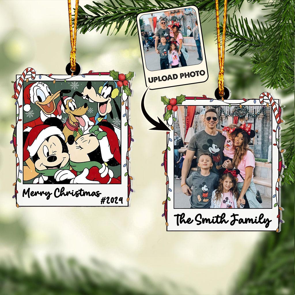 Merry Christmas Disneyland - Personalized Mouse Ornament