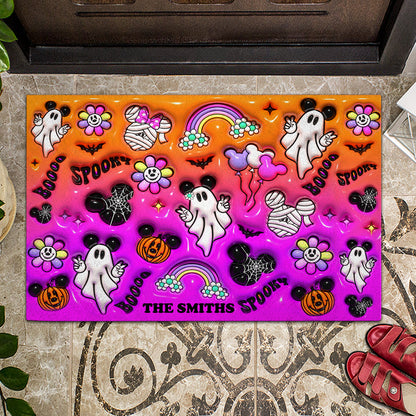 Halloween Spooky Mouse - Personalized Mouse Doormat