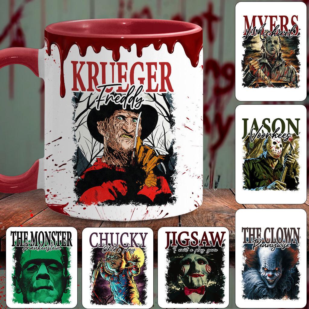 Halloween Horror Characters - Personalized Accent Mug