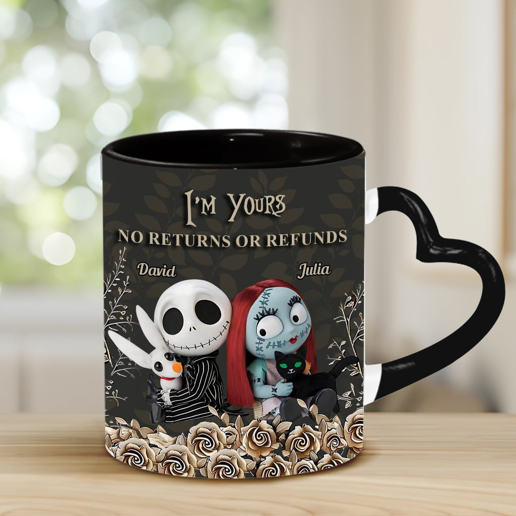 I'm Yours - Personalized Nightmare Heart Handle Mug