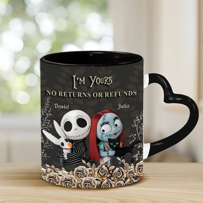 I'm Yours - Personalized Nightmare Heart Handle Mug