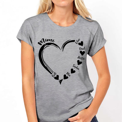 Mom Love You - Personalized Mother T-shirt And Hoodie