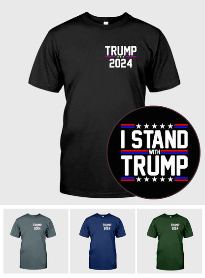 I Stand With Trump T-shirt And Hoodie