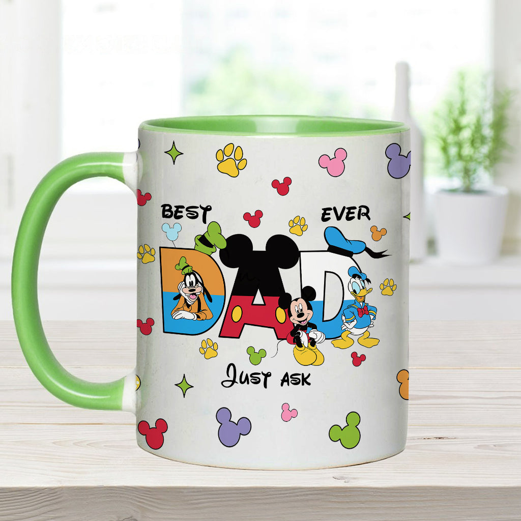 Best Dad Ever - Personalized Father Accent Mug