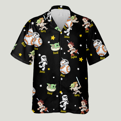 I Am Their Father - Personalized The Force Hawaiian Shirt