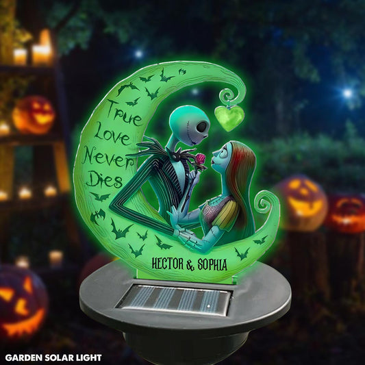 True Love Never Die - Personalized Nightmare Garden Solar Light