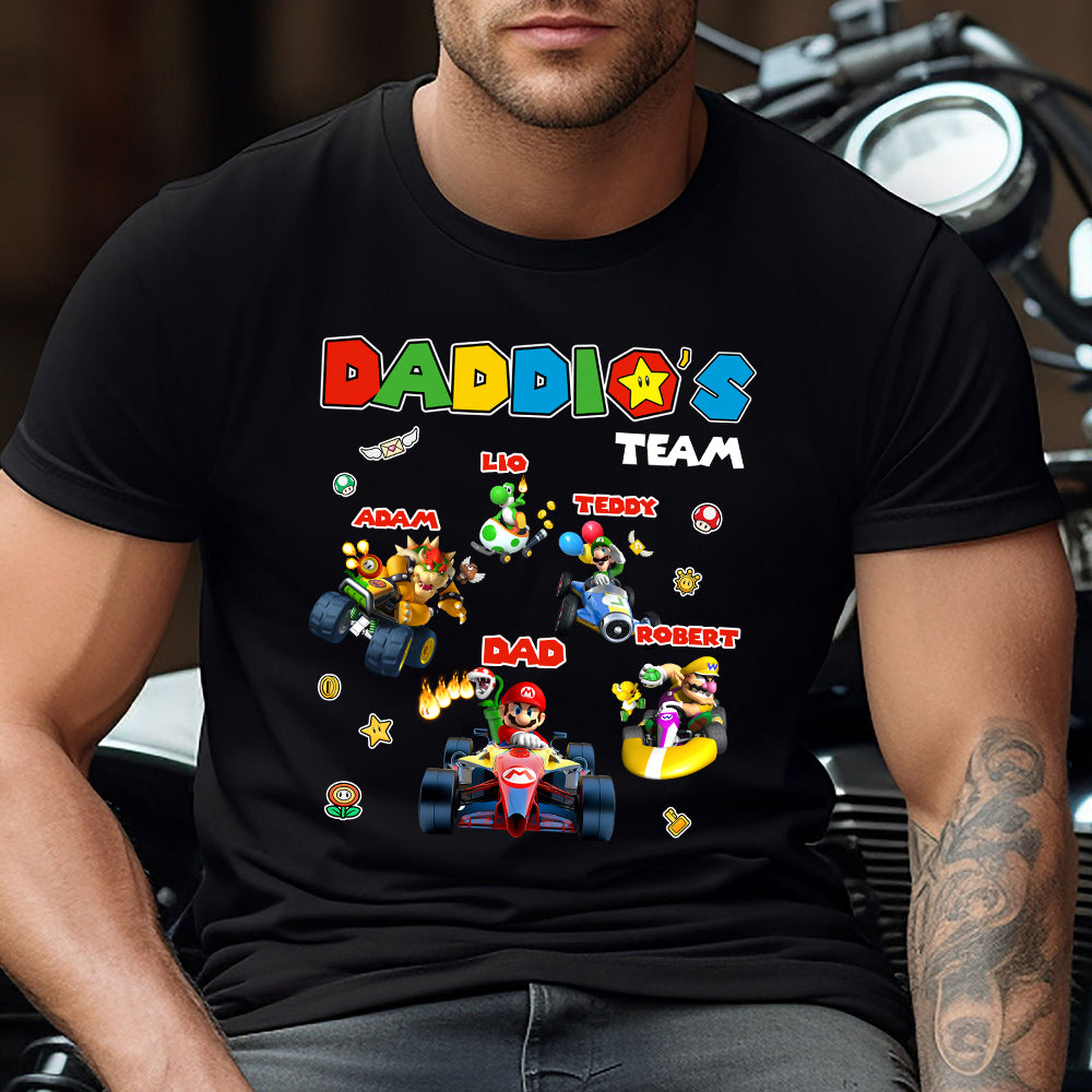 Best Daddio Mario Ever Any Title - Personalized Super Plumber T-shirt And Hoodie