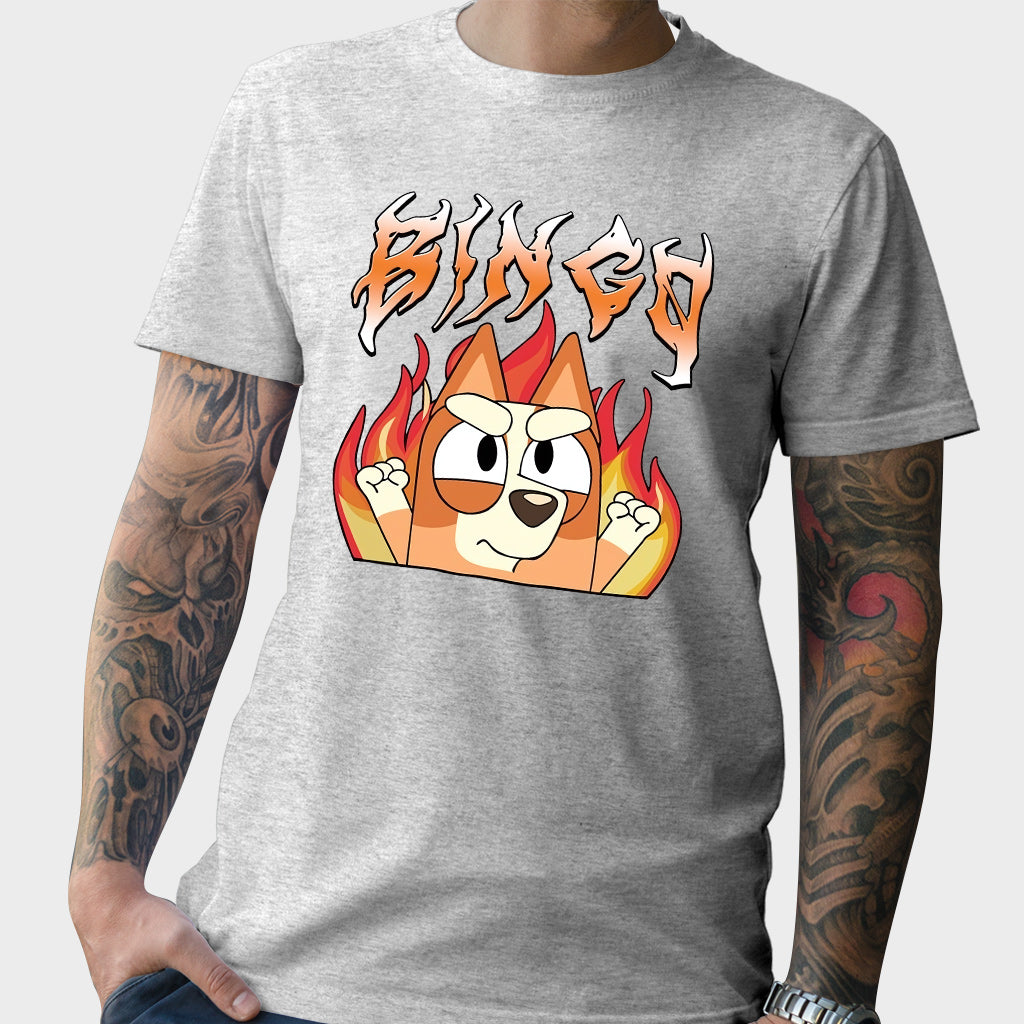 Fire Metal Rock - Mouse T-shirt And Hoodie