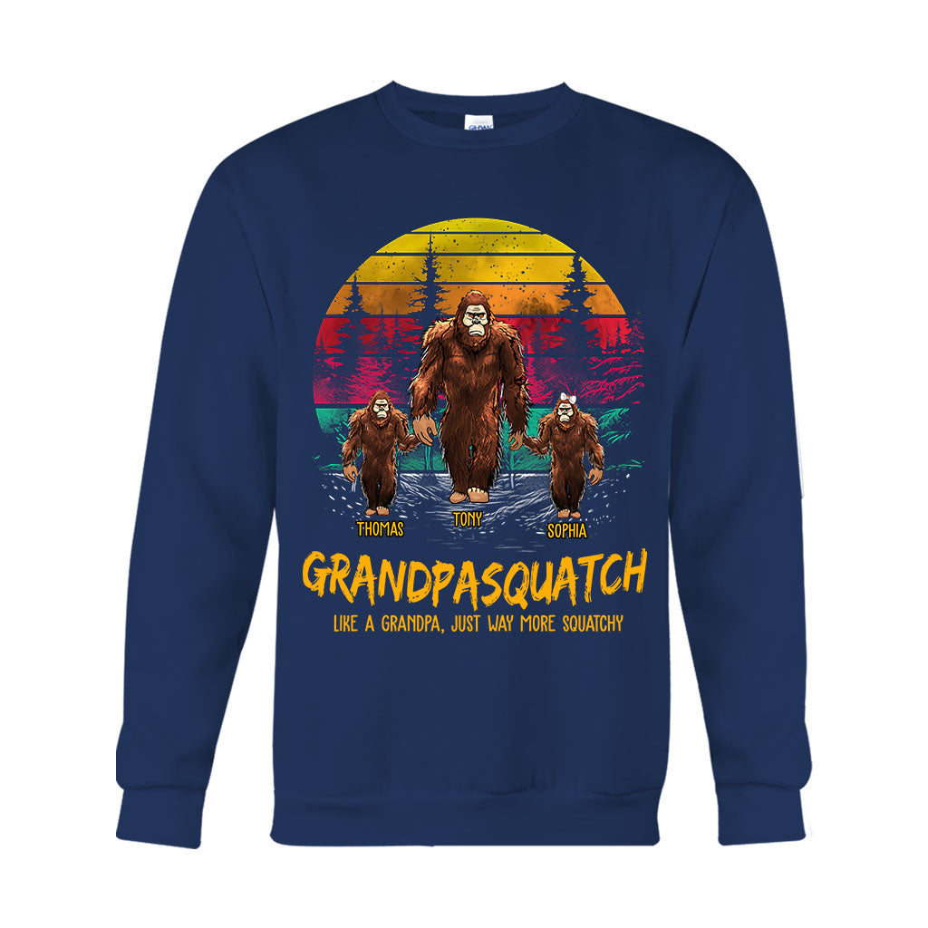 Papasquatch - Personalized Father T-shirt And Hoodie