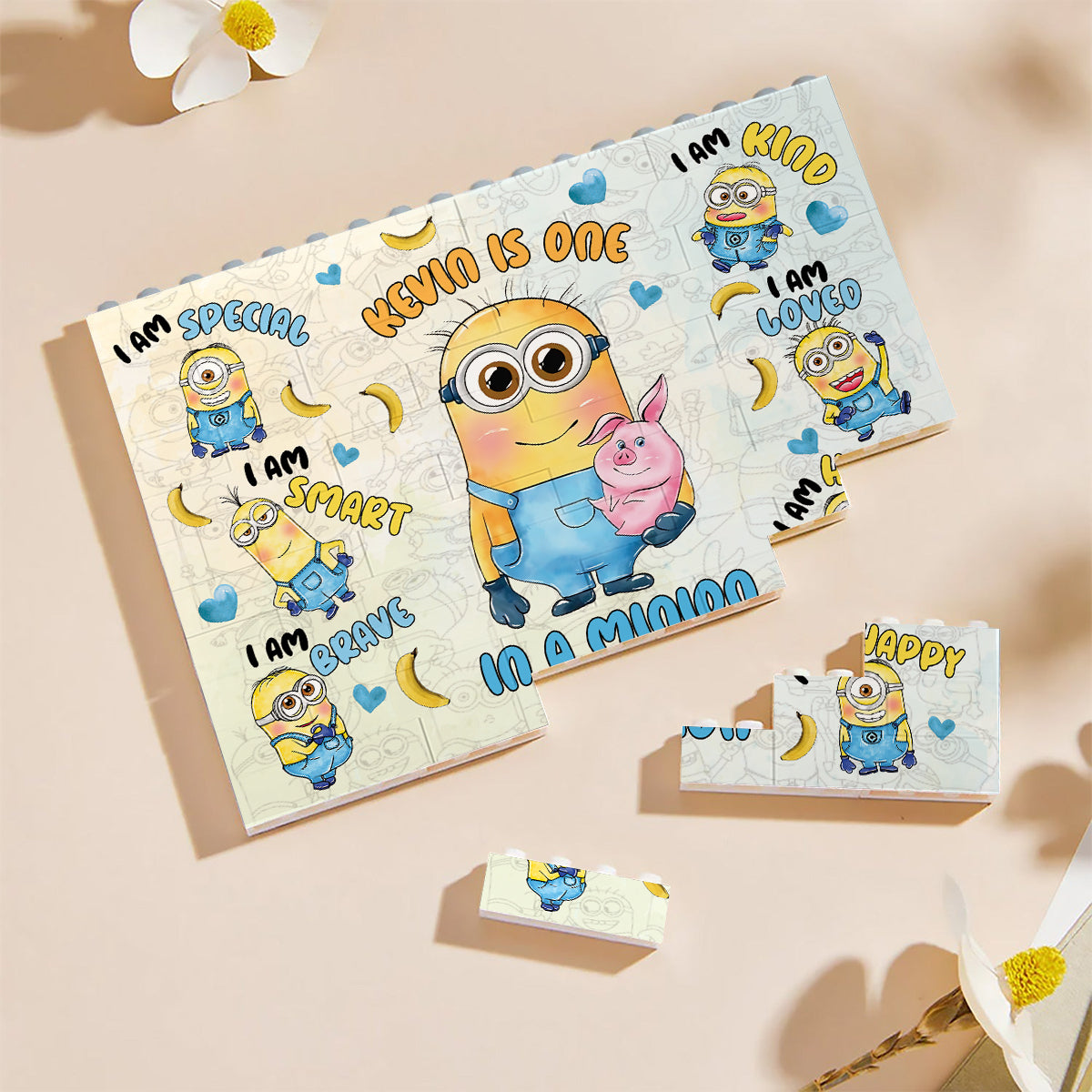 You Are One In A Minion - Personalized One-sided Horizontal Rectangle Building Brick Blocks