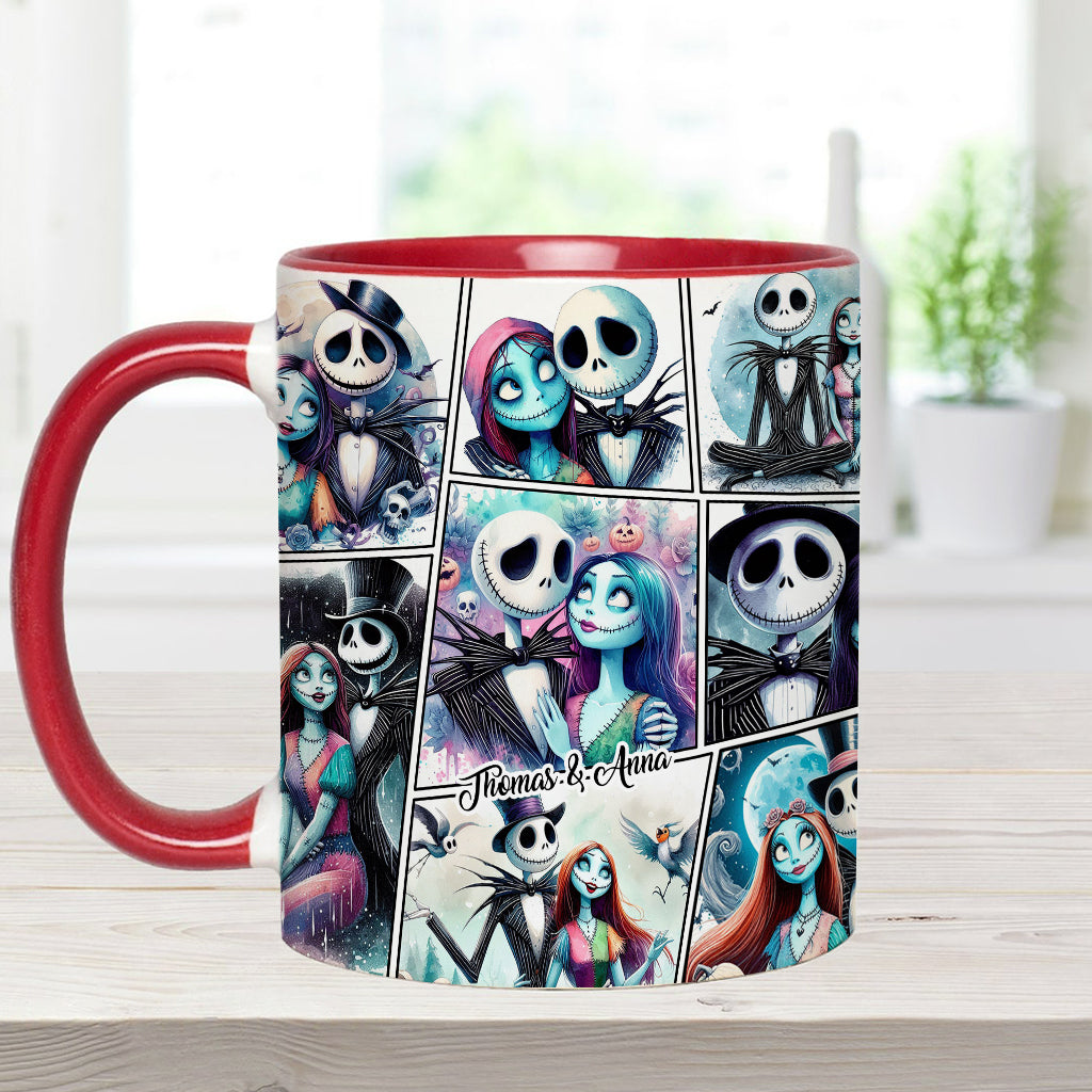 We're Simply Meant To Be - Personalized Nightmare Accent Mug