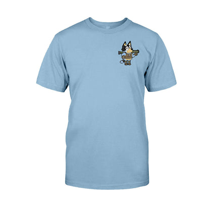 Tactical Dad Bluey T-shirt And Hoodie
