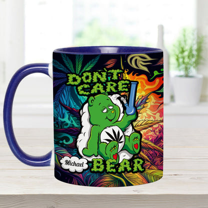 Don't Care Bear - Personalized Weed Accent Mug