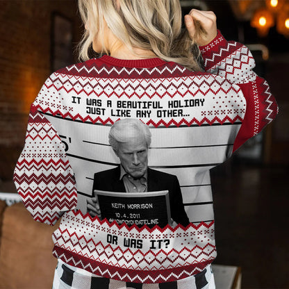 It Was A Beautiful Holiday - Personalized Ugly Sweater
