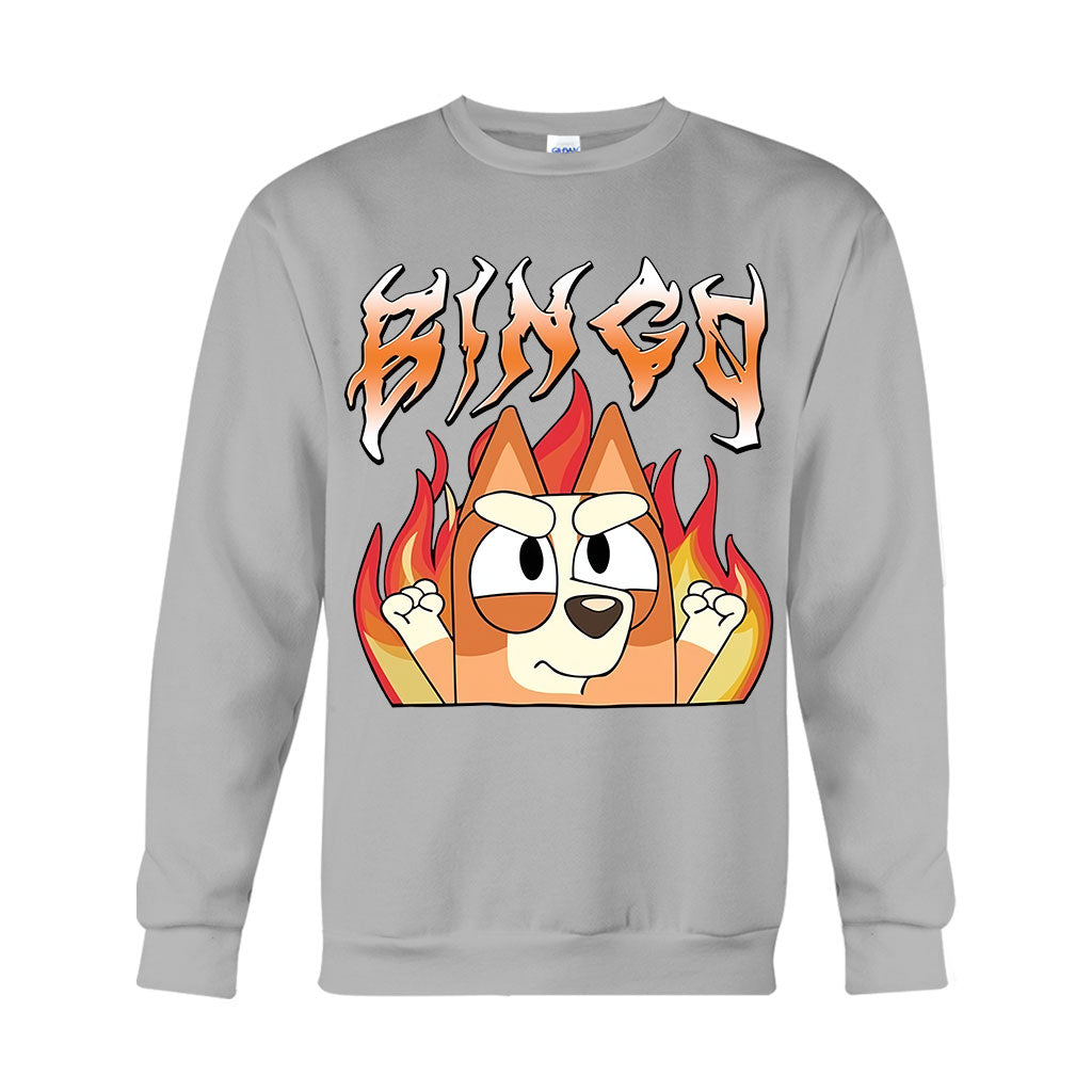 Fire Metal Rock - Mouse T-shirt And Hoodie