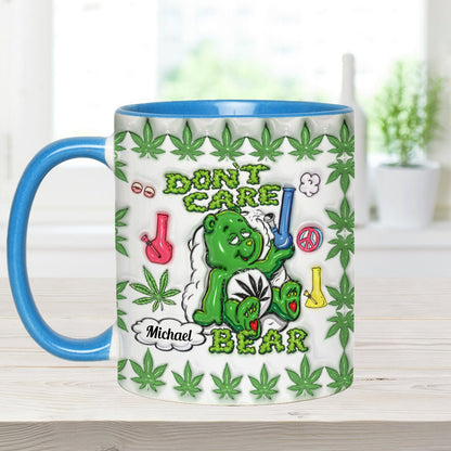 Don't Care Bear - Personalized Weed Accent Mug
