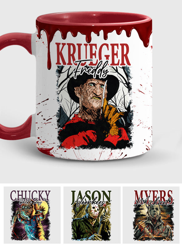 Halloween Horror Characters - Personalized Accent Mug