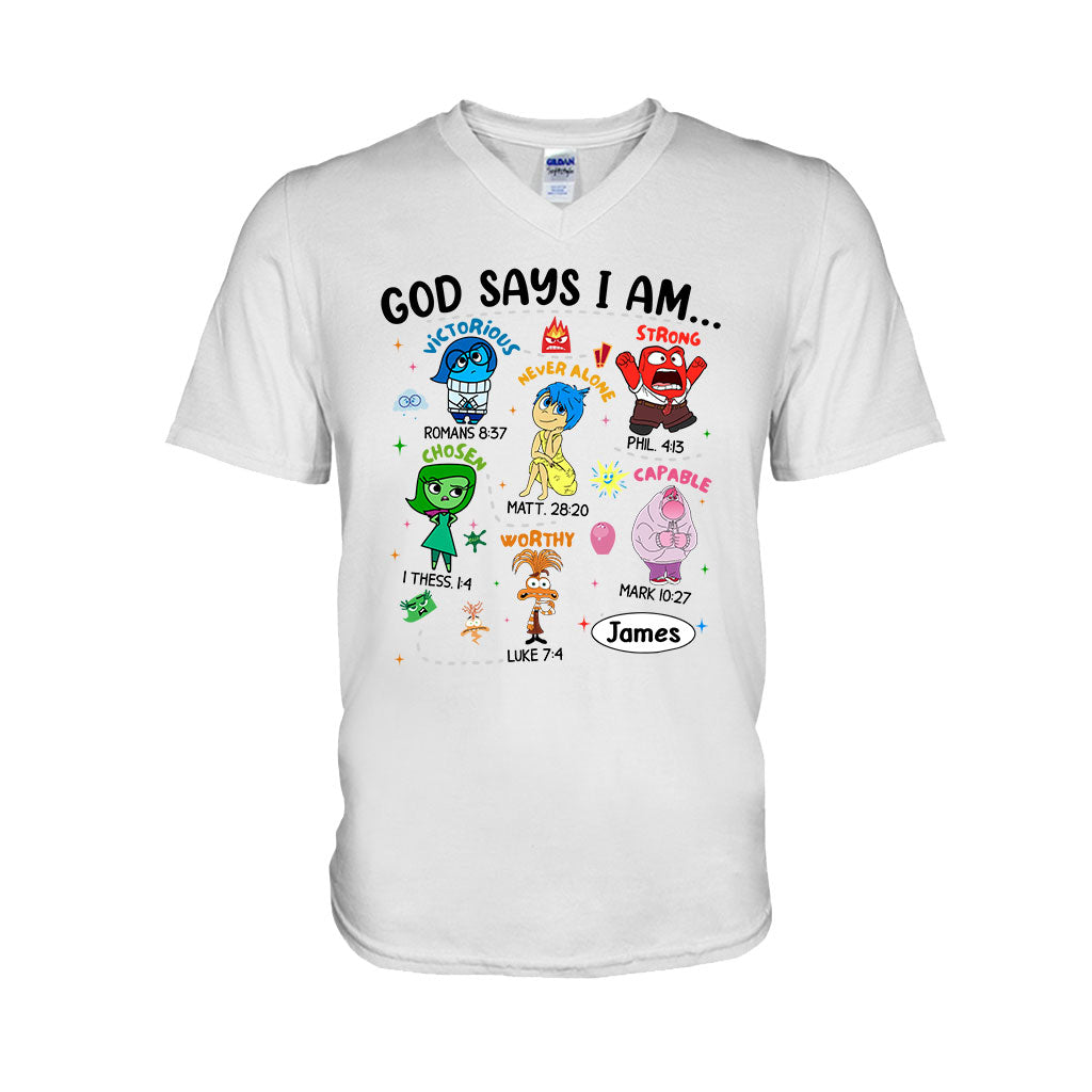 God Says I Am - Personalized T-shirt And Hoodie