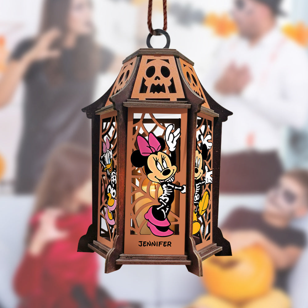 Happy Halloween - Personalized Mouse Laser Cut Lantern