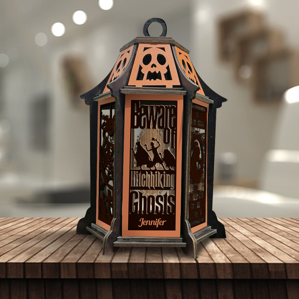 Welcome Foolish Mortals - Personalized Mouse Laser Cut Lantern