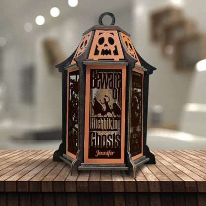 Welcome Foolish Mortals - Personalized Mouse Laser Cut Lantern