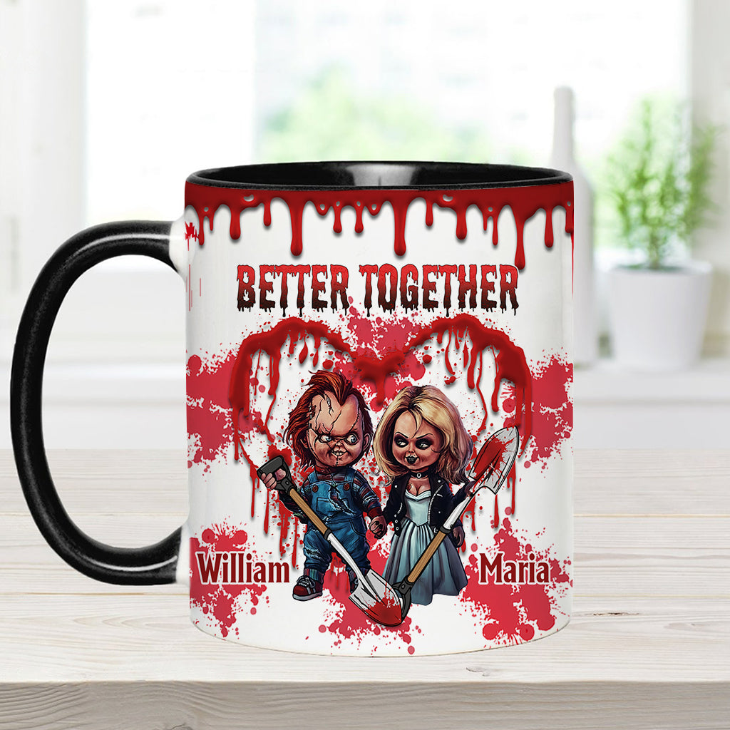 Better Together - Personalized Couple Accent Mug