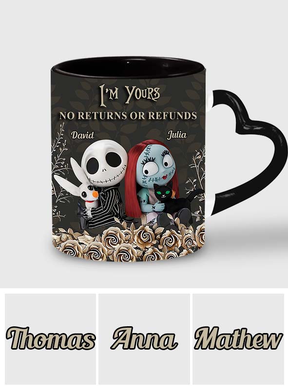 I'm Yours - Personalized Nightmare Heart Handle Mug