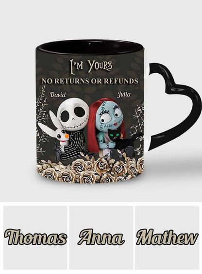 I'm Yours - Personalized Nightmare Heart Handle Mug
