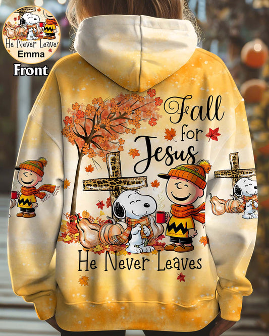 Fall For Jesus - Personalized All Over Shirt