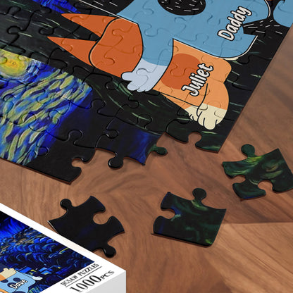 Cool Dad Cool Mum - Personalized Father Jigsaw Puzzle