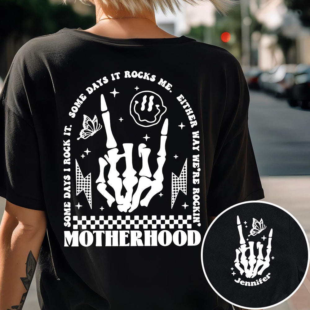 Motherhood - Personalized Mother T-shirt And Hoodie