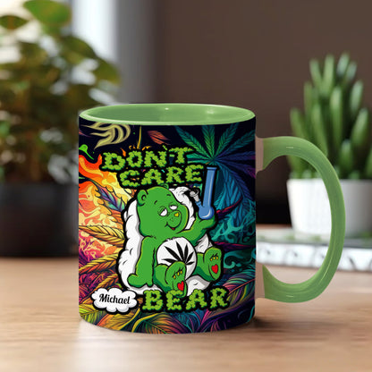 Don't Care Bear - Personalized Weed Accent Mug