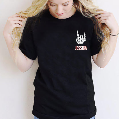Sleep Deprived Barely Alive - Personalized Sarcasm T-shirt And Hoodie