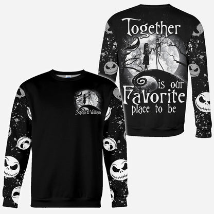 Together Since - Personalized Nightmare All Over Shirt