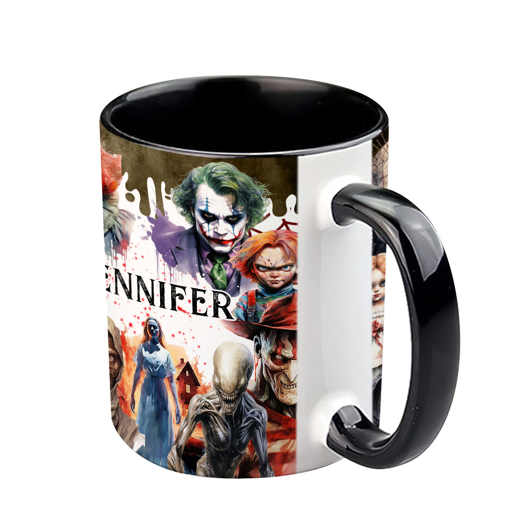 Myself Strange and Unusual - Personalized Accent Mug