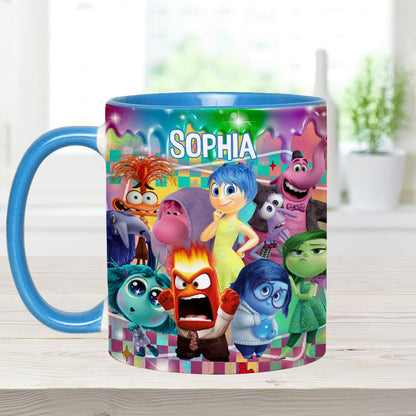 It's Okay To Feel All The Feels - Personalized Accent Mug