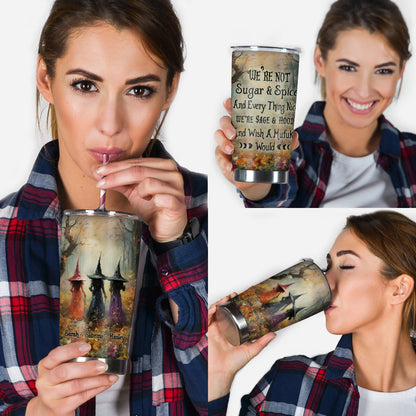 We're Not Sugar & Spice - Personalized Bestie Tumbler