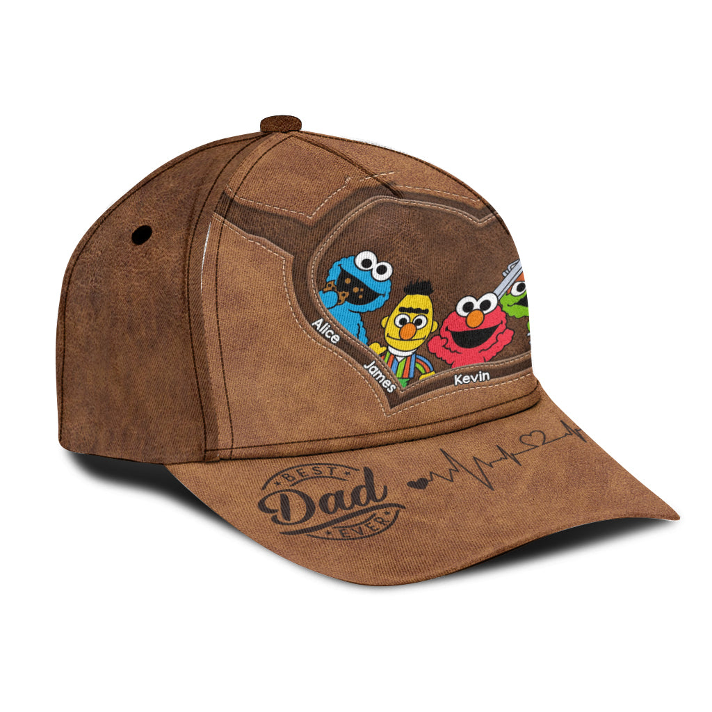 This Daddy/ Dad/ Grandpa... Belongs To - Personalized Father Classic Cap