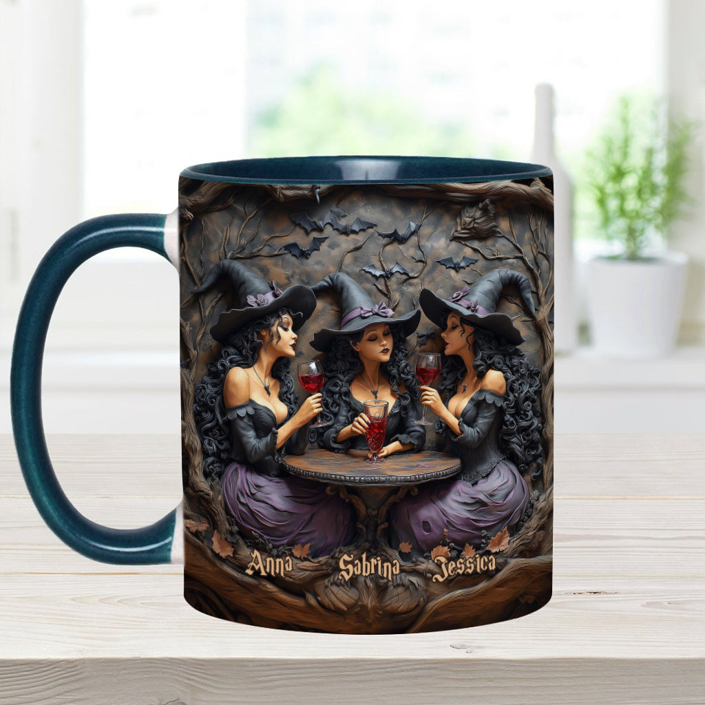 Drink Up Witches - Personalized Bestie Accent Mug